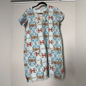 LAURA PARK Boutique Printed Shift Dress - S